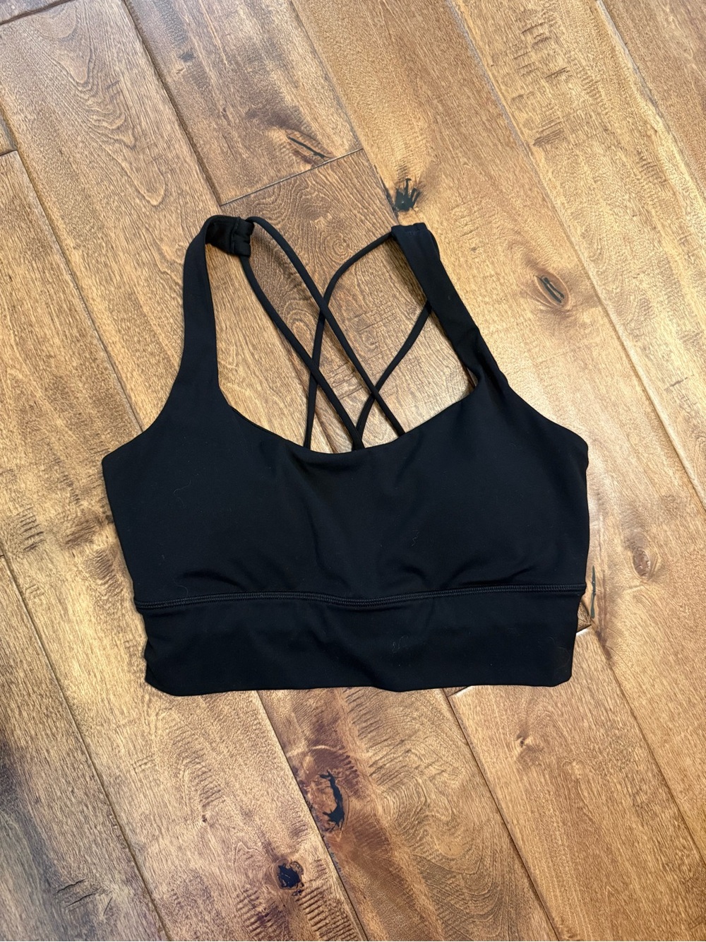 lululemon athletica Black Strappy Sports Bra